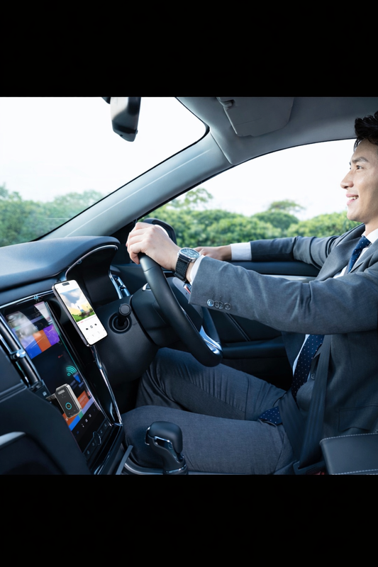 מתאם חכם לרכב – חיבור Bluetooth למוזיקה ושיחות